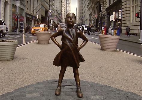 The Wall Street Bull Now Faces Off Against A Defiant Girl Statue