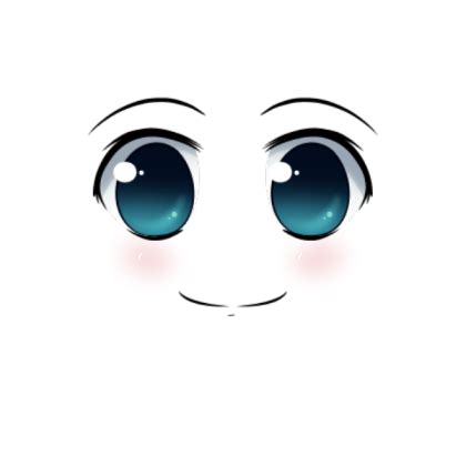 Roblox normal face template by takeshiuchihahyuga on deviantart. Blue Anime Eyes Makeup - Roblox