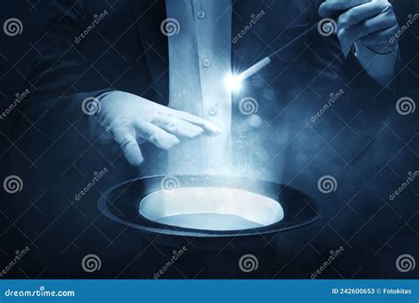 Magician Hands Showing Magic Trick Stock Image Image Of Imagination