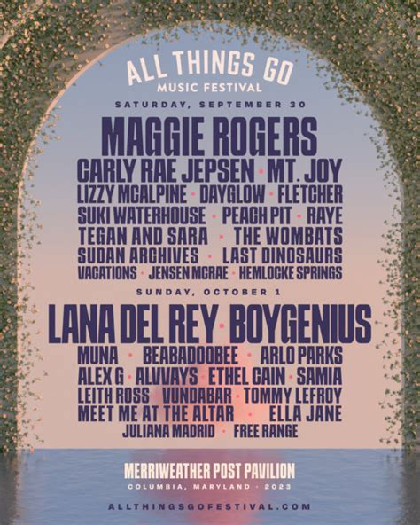 All Things Go Music Festival 2023 Lineup