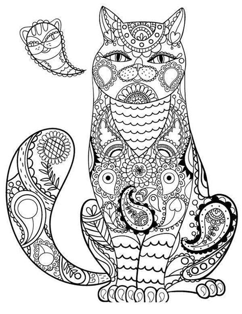 *click pics for better quality*. Cat Aesthetic Coloring Pages - Free Printable Coloring Pages