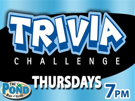 All Events For Thursday Trivia Challenge