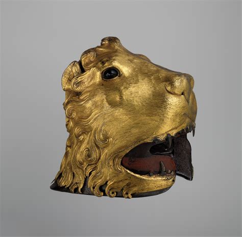 Sallet In The Shape Of A Lions Head Italian The Metropolitan