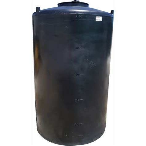 500 Gallon Water Storage Tank Black Dura Cast 900500B