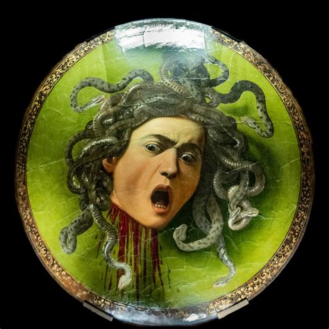 Medusas Head Caravaggio 1597 Uffizi Gallery Florence Flickr