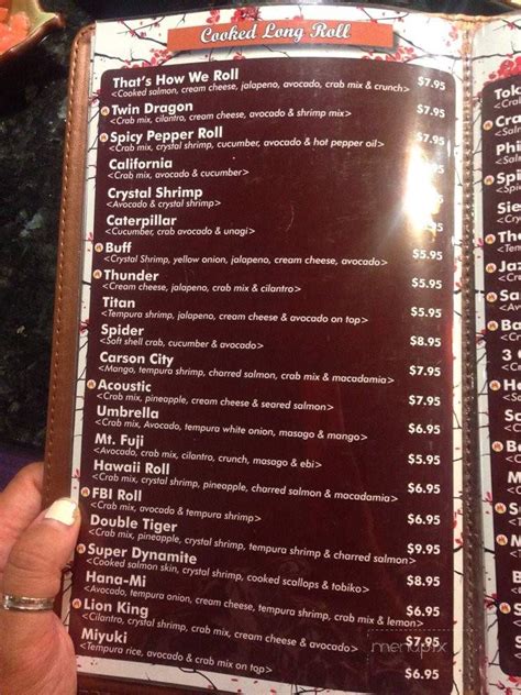 Maybe you would like to learn more about one of these? Menu of Tokyo Sushi in Reno, NV 89502