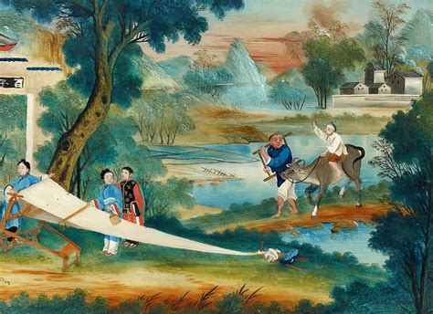 19th Century Daily Life In China Painting By Eastern Accents Fine