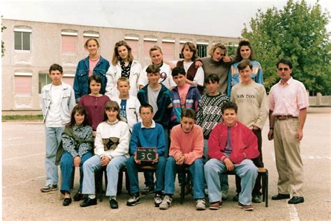 Photo de classe 3eme C de 1991, Collège Jean De La Fontaine  Copains d