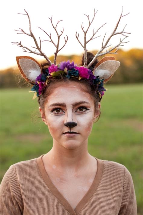 10 Super Easy Deer Halloween Makeup Ideas Eal Care