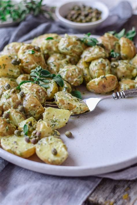 Chop them up and simmer them in. The Best Potato Salad | Potatoe salad recipe, Vegetarian ...