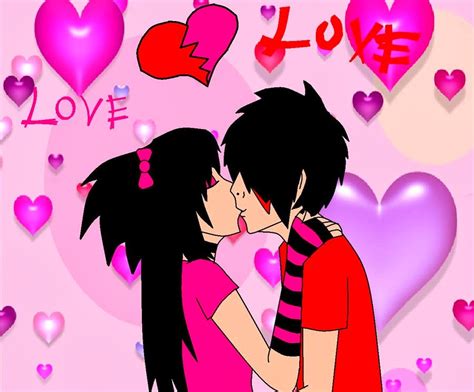 50 Emo Love Wallpapers Wallpapersafari