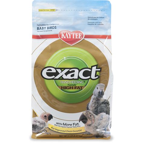 Kaytee Exact High Fat Hand Feeding Food For Baby Birds 5 Lbs Petco