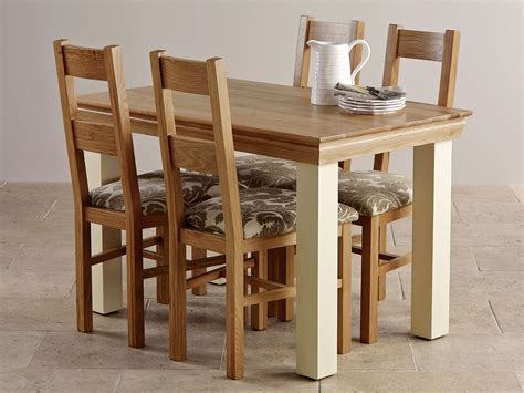 Part of the country cottage diningroom collection found in tsr category 'dining chairs'. Country Cottage Painted 4ft Dining Table + 4 Natural Solid ...