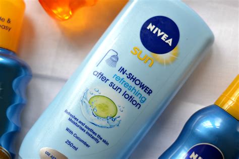 New From Nivea Sun In Shower Refreshing After Sun Lotion Hayley Hall Uk
