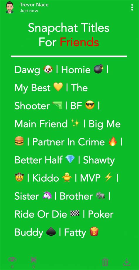 Snapchat Titles: Complete Friend's List | How To Apps