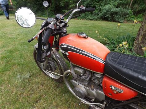 Honda cb honda motorcycles cars and motorcycles cb 300 best motorbike picsart background spiderman art cbr dream catcher. Vintage Reddish Orange HONDA 1972 CB350 Super for sale on ...