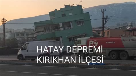 Hatay Deprem Kirikhan L Es Youtube