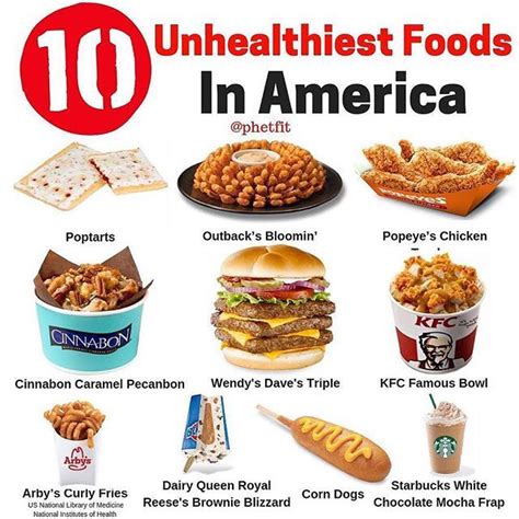 top 10 junk food