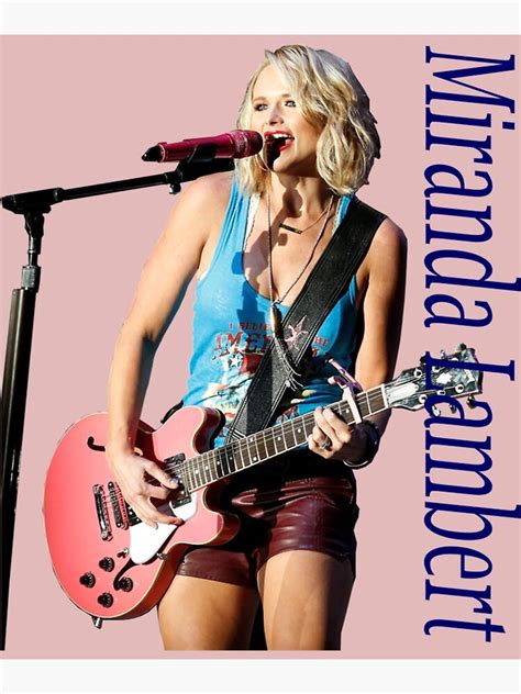 Miranda Lambert Tour By Tarrom Poster For Sale By Pinetungcom