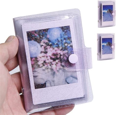 2 paquetes de mini álbum de fotos de 36 bolsillos para Fujifilm Instax