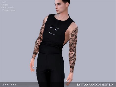 The Sims Resource Tattoo Random Sleeve N1