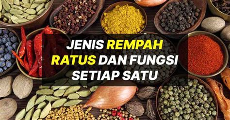 Khasiat Rempah Ratus Dan Herba Kajian Rempah Ratus