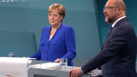 So War Das Tv Duell Zwischen Merkel Und Schulz