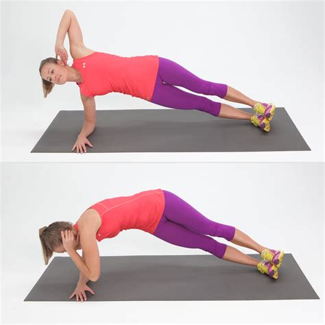 Side Elbow Plank With A Twist The 25 Best Exercises To Tone Your Abs