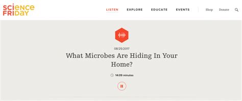 Sciencefriday On ‘what Microbes Are Hiding In Your Microbiome With