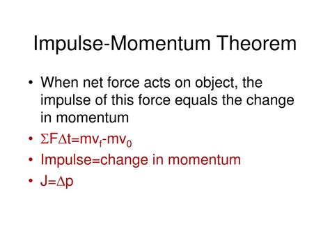 Ppt Impulse Momentum Powerpoint Presentation Free Download Id6153705