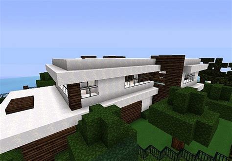 Modern Woodwool House Minecraft Project