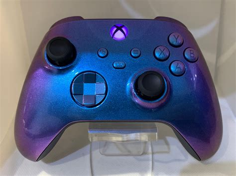 Controlador De Camaleón Azul Púrpura Personalizado Xbox One Etsy