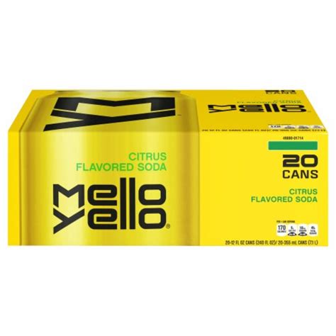 Mello Yello Soda 20 Cans 12 Fl Oz Qfc