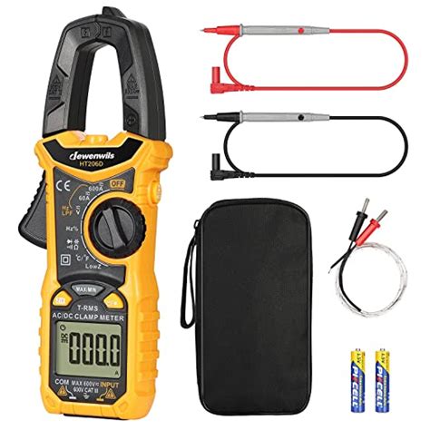 Dewenwils Digital Clamp Meter Trms 6000 Counts Acdc Current Acdc