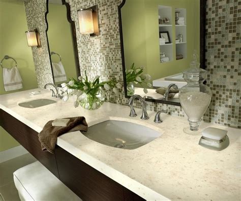 A bathroom vanity is smaller than kitchen countertops, which can help you save money on materials. Clam Shell Corian on sale at Group C Pricing until Dec 31 ...