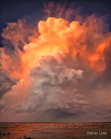 Stormy Sunset Clouds Over Moreton Bay Photographic Prints By Keiran