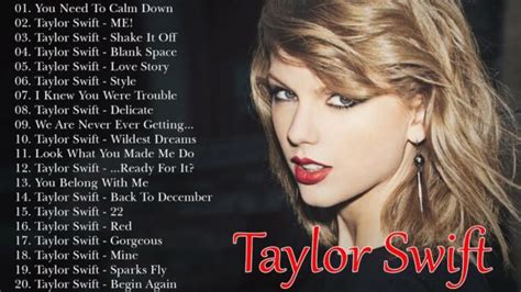 What Is Taylor Swifts Biggest Hit Song Celebrity Exclusive