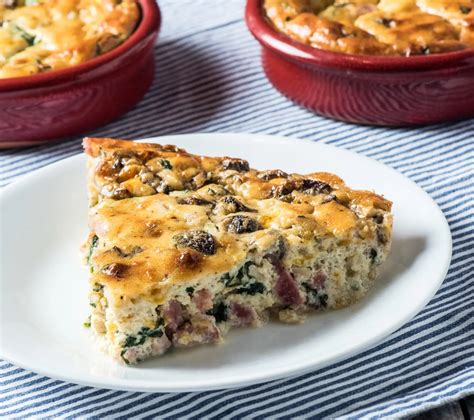 Crustless Quiche With Spinach And Ricotta Tasty Low Carb