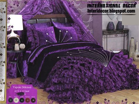 Stylish Purple Bedding Models Purple Duvets Designs