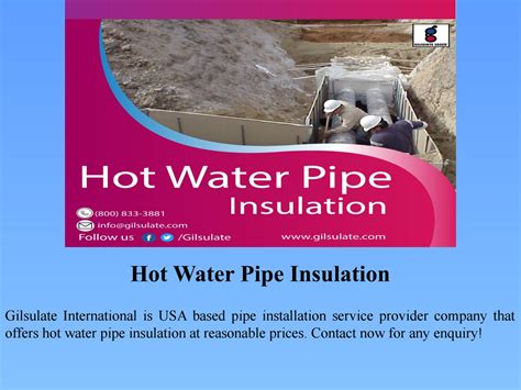 Hot Water Pipe Insulation By Gilsulate International Inc Issuu