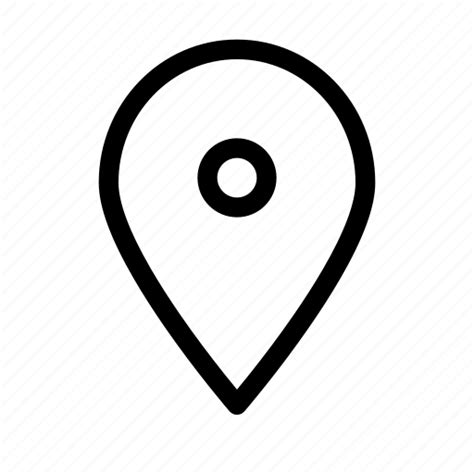 Circle Location Map Waypoint Icon Download On Iconfinder