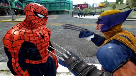 Spiderman Vs Wolverine Epic Spider Man Youtube