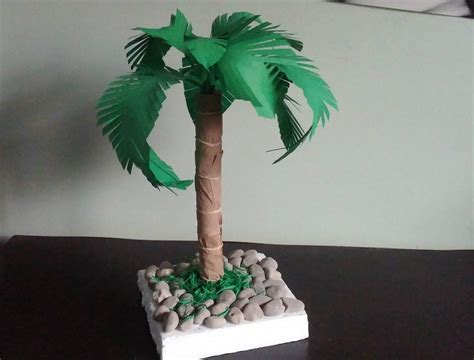 Palm Tree How To Make A Paper Palm Tree Diy Home Decor Paper Palm