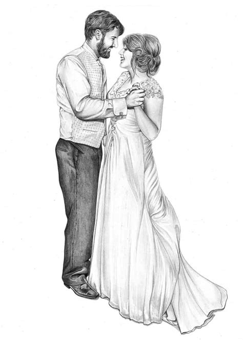 Couples Pencil Drawing Images