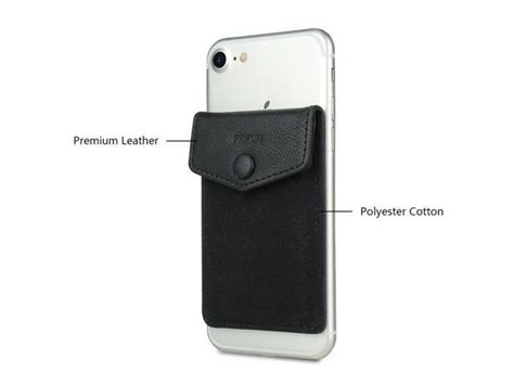 Frifun Cell Phone Wallet Ultra Slim Self Adhesive Credit Card Holder