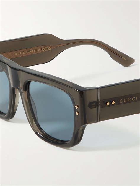 gucci eyewear d frame acetate sunglasses for men mr porter