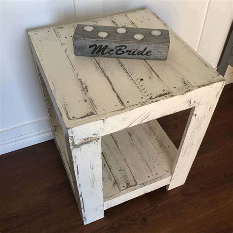 Rustic Pallet Side Table 1001 Pallets