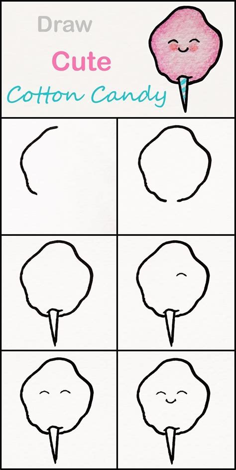 Dec 29, 2020 · 3. Learn how to draw a cute Cotton Candy step by step ♥ very ...