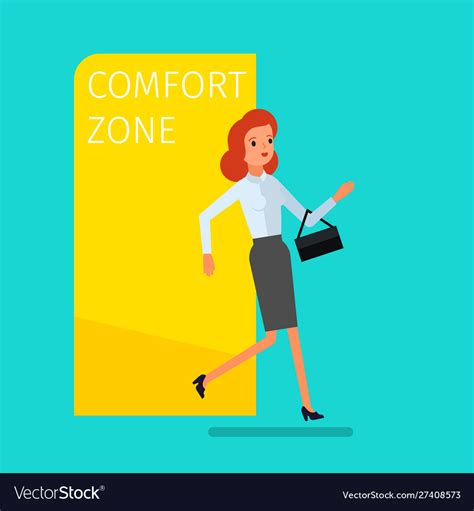 Concept Comfort Zone Royalty Free Vector Image