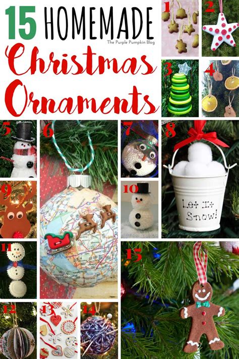 15 Homemade Christmas Ornaments